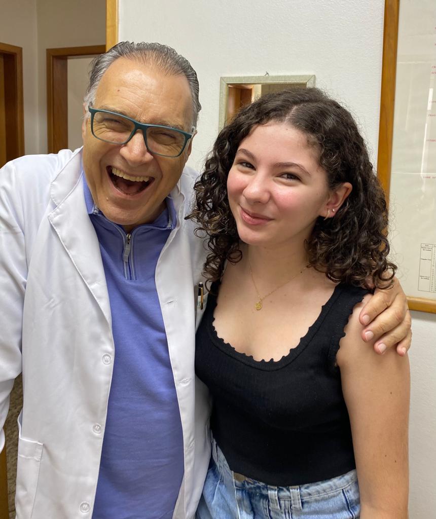 Dr. Walter com paciente